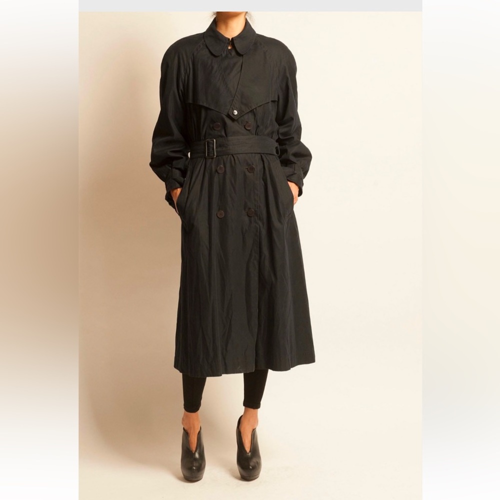 Hermès 1980’s oversized trench coat